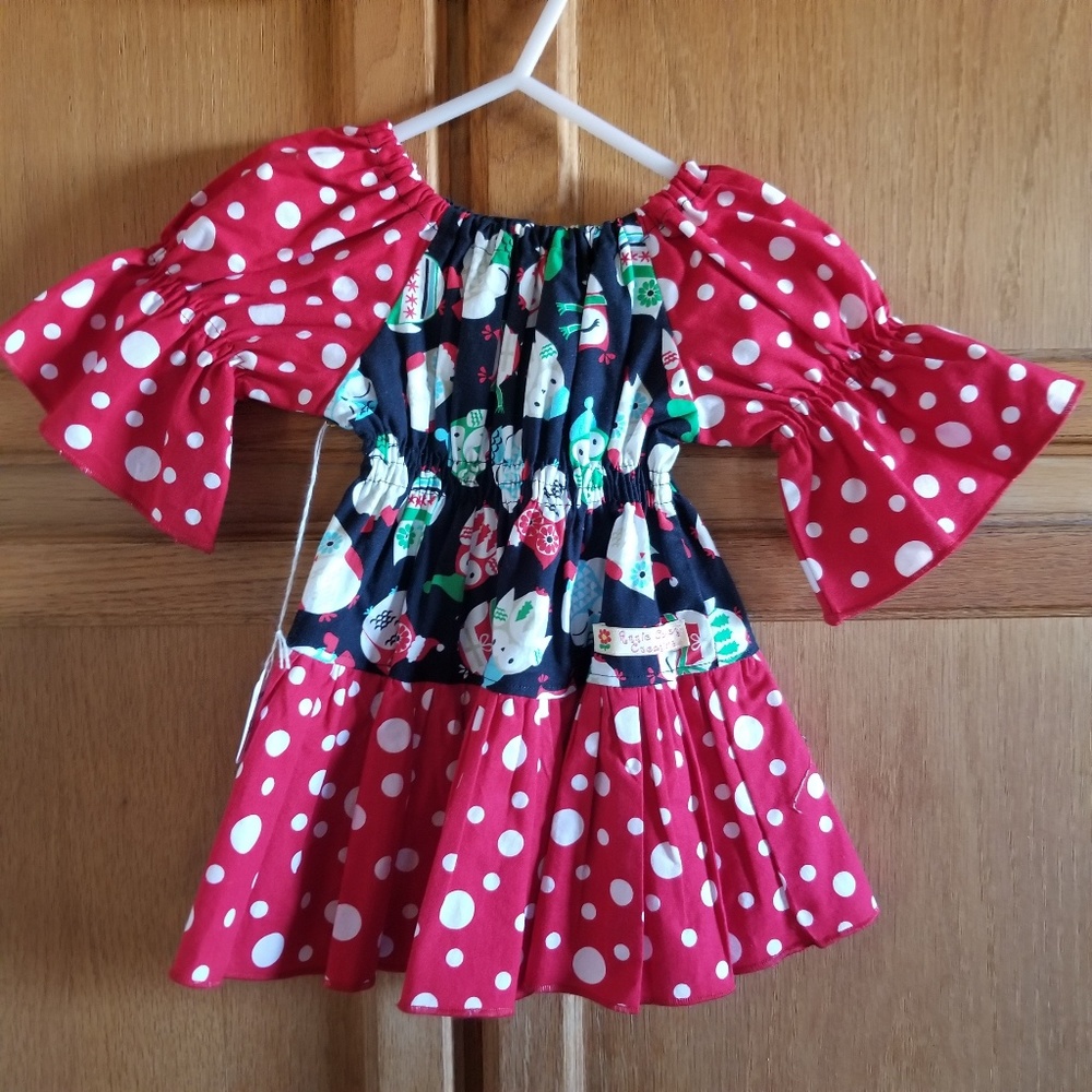 Adorable Winter Owl custom made Dress